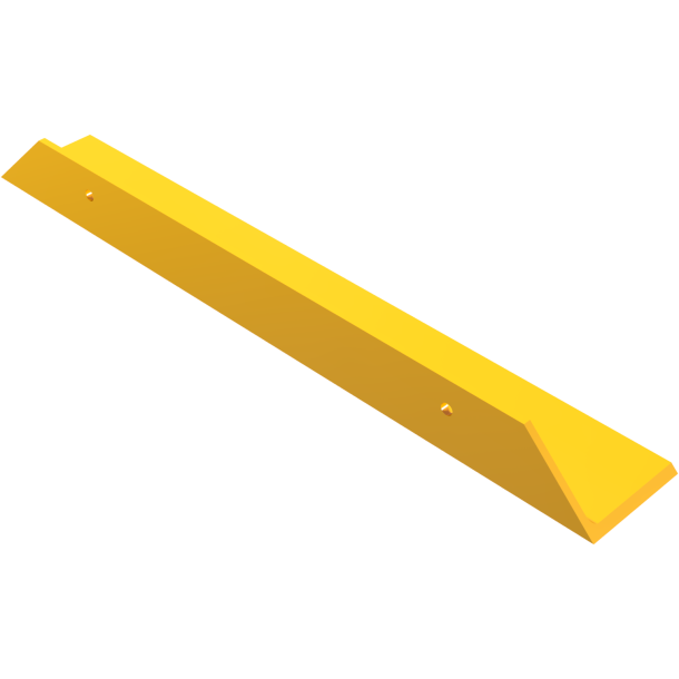 Safety kerb | steel angle 100 x 150 x 10 mm | to be fixed by plugs | total length: 1000 mm